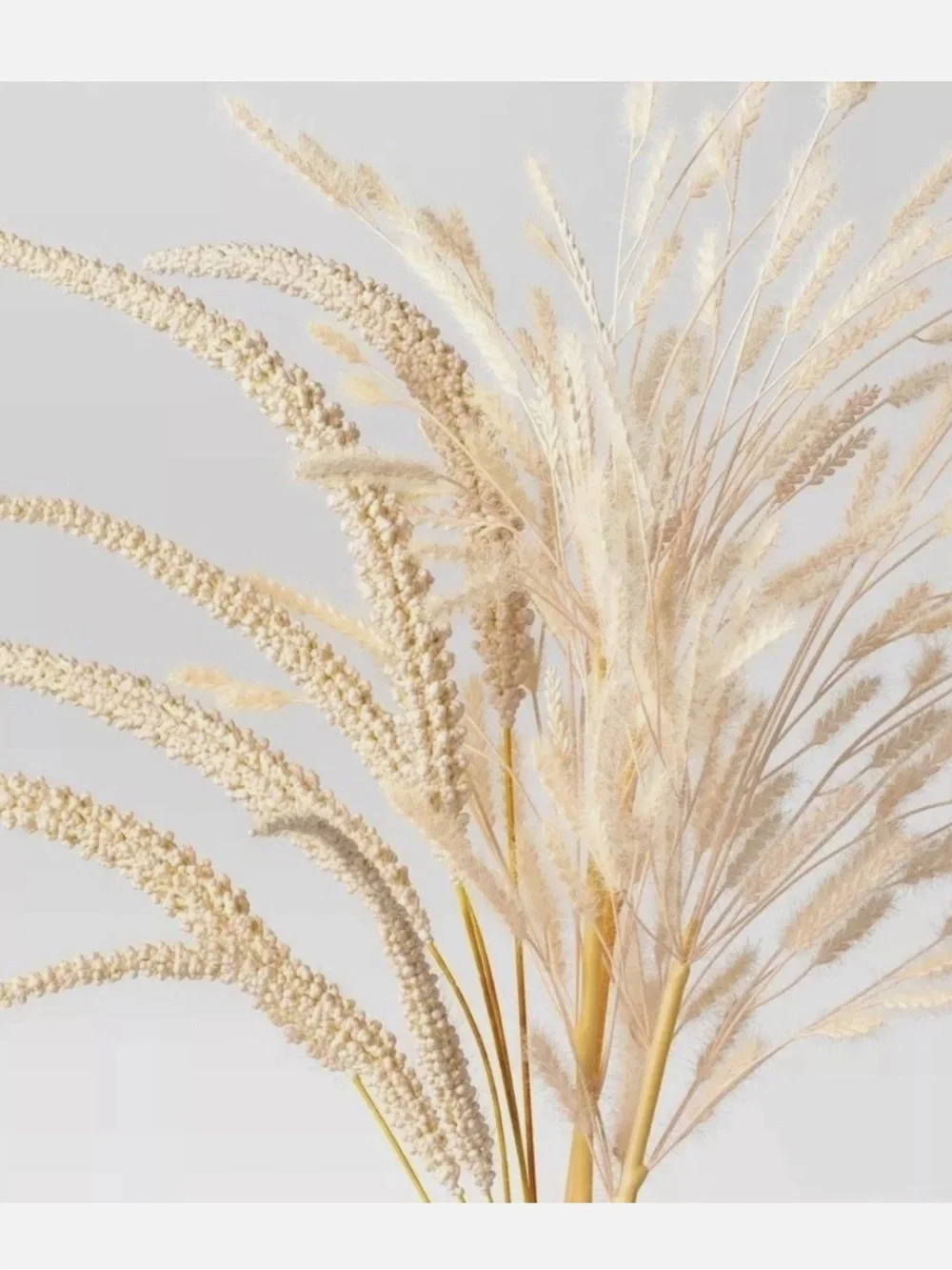 NWT Threshold Wheat & Foxtail Luxe Pink Pampas Arrangement & Ceramic Vase